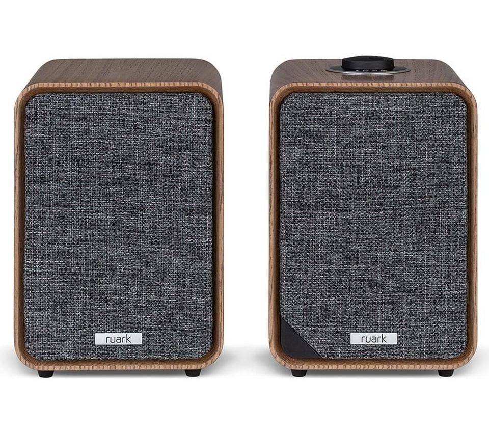 RUARK MR1 Mk3 Bluetooth Desktop Speakers - Rich Walnut