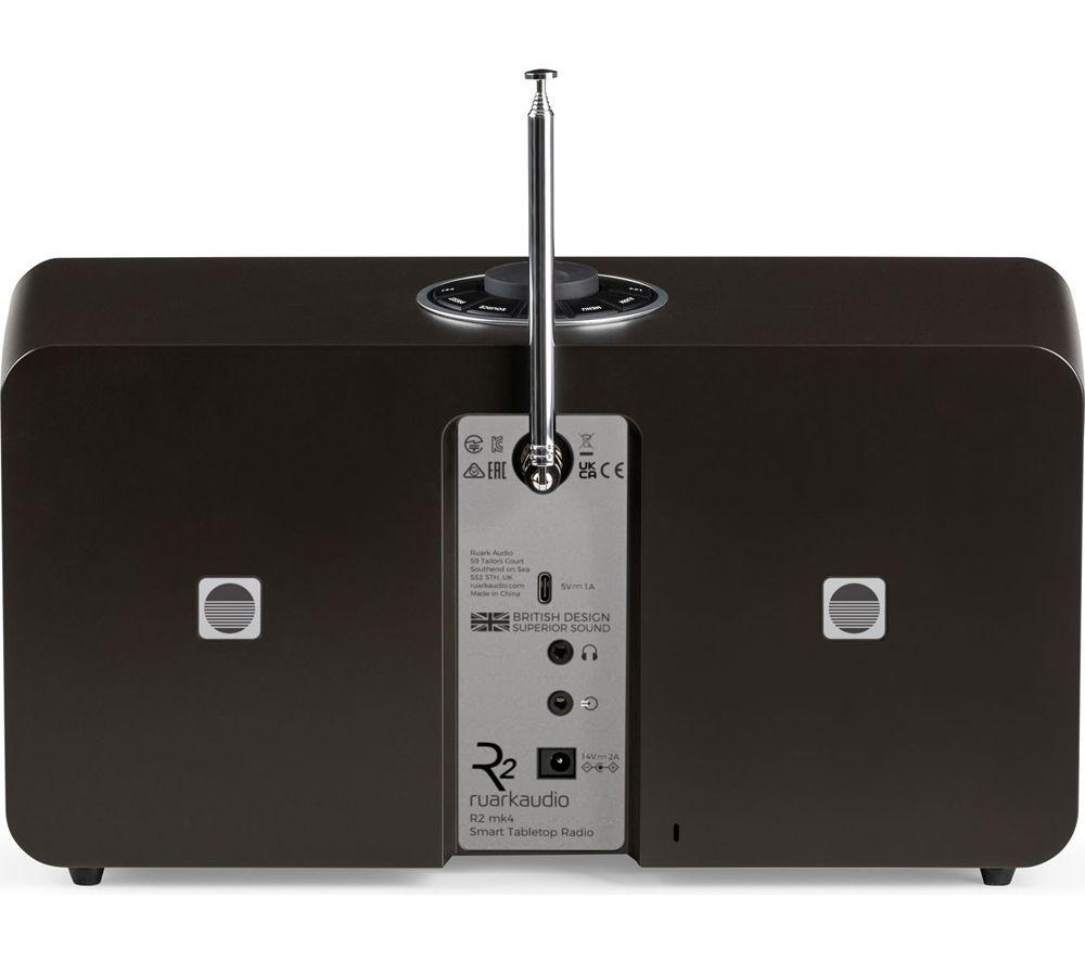 RUARK R2 MK4 DAB+/FM Bluetooth Radio - Espresso Lacquer image number 3 of 3