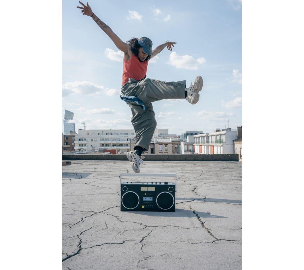 WE ARE REWIND Blaster Curtis Bluetooth Cassette Player - Black image number 4 of 4