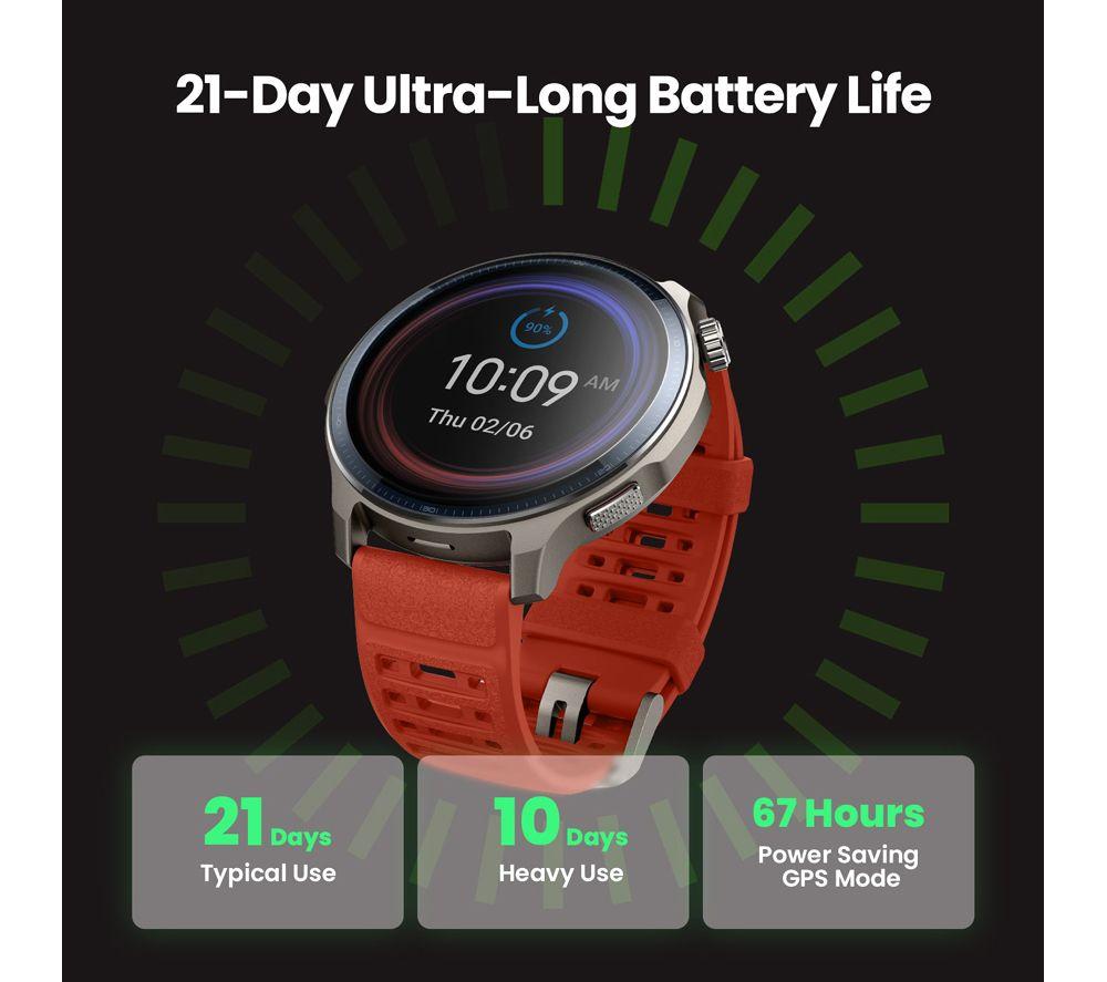 AMAZFIT Balance 2 Smart Watch - Black, Silicone Strap, 47 mm image number 3 of 10