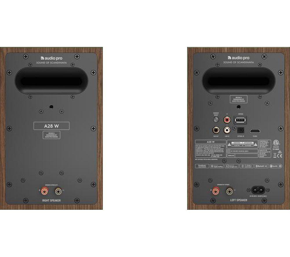 AUDIO PRO A28 Wireless Multi-room Speakers - Walnut image number 4 of 5