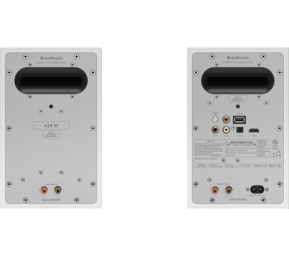 AUDIO PRO A28 Wireless Multi-room Speakers - White image number 4 of 4