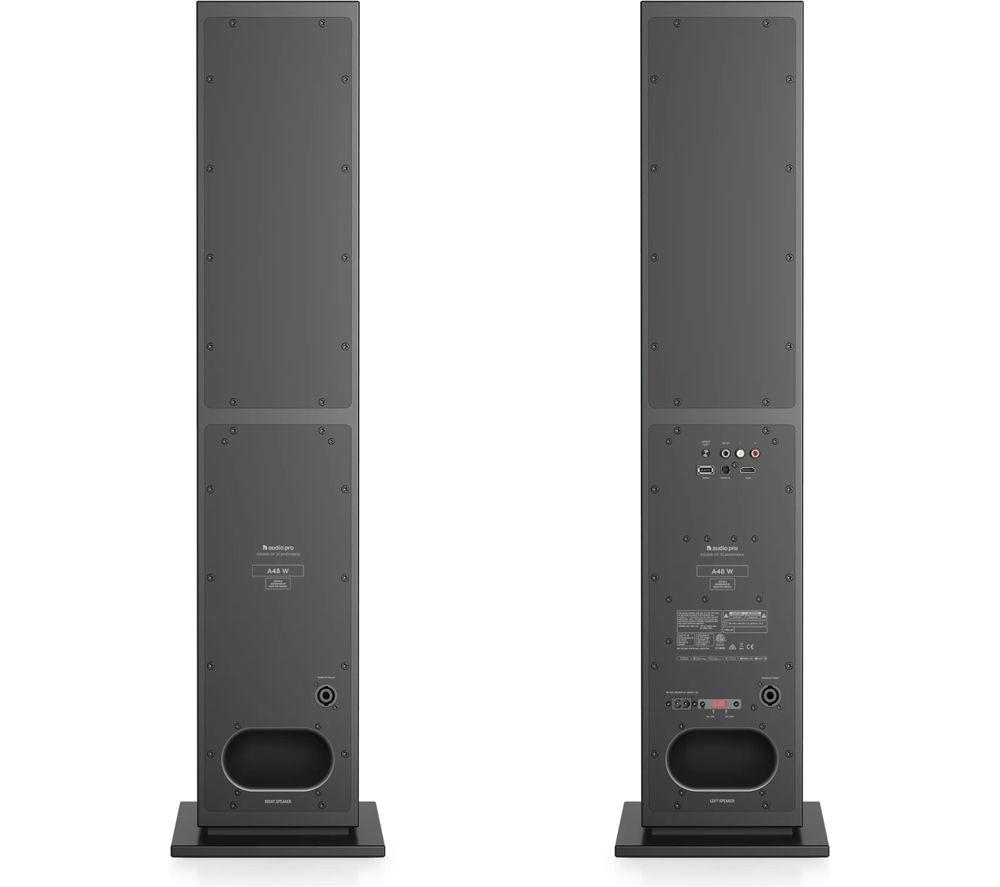 AUDIO PRO A48 Wireless Multi-room Speakers - Black image number 2 of 5