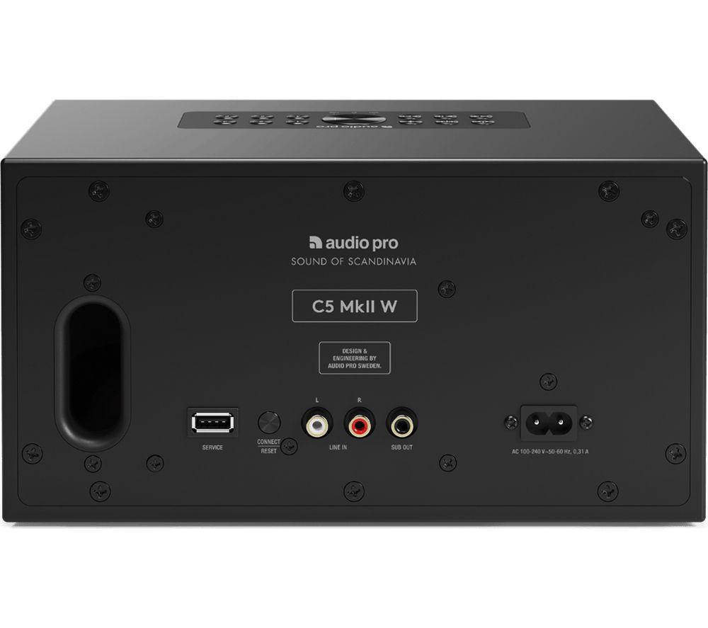 AUDIO PRO C5 MKII W Wireless Multi-room Speaker - Black image number 3 of 5