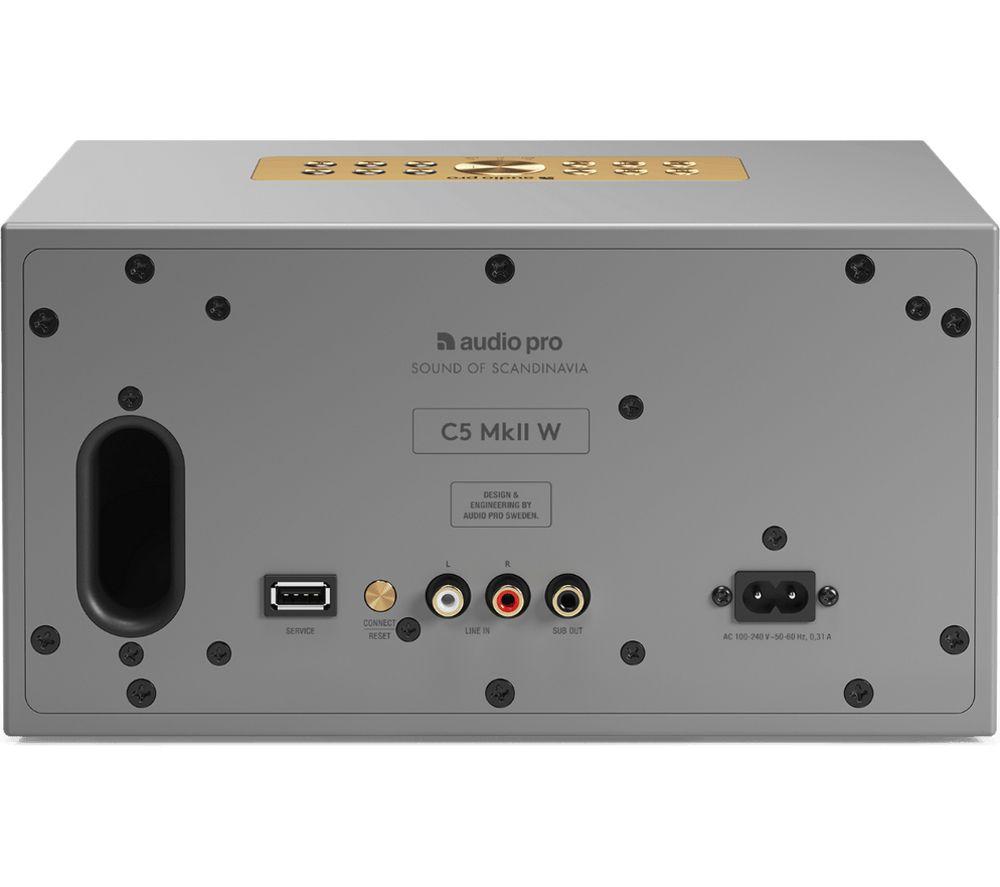AUDIO PRO C5 MKII W Wireless Multi-room Speaker - Grey image number 2 of 5