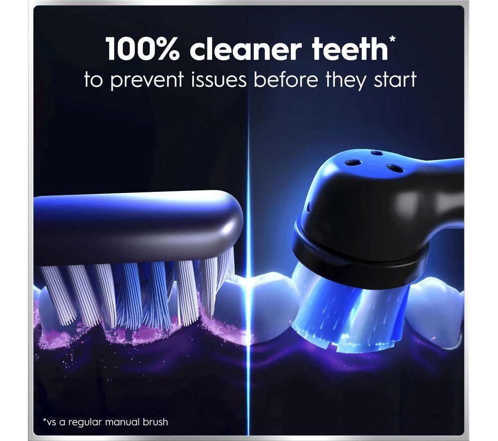 ORAL-B iO6 Electric Toothbrush Duo Pack - Black & Pink image number 7 of 16