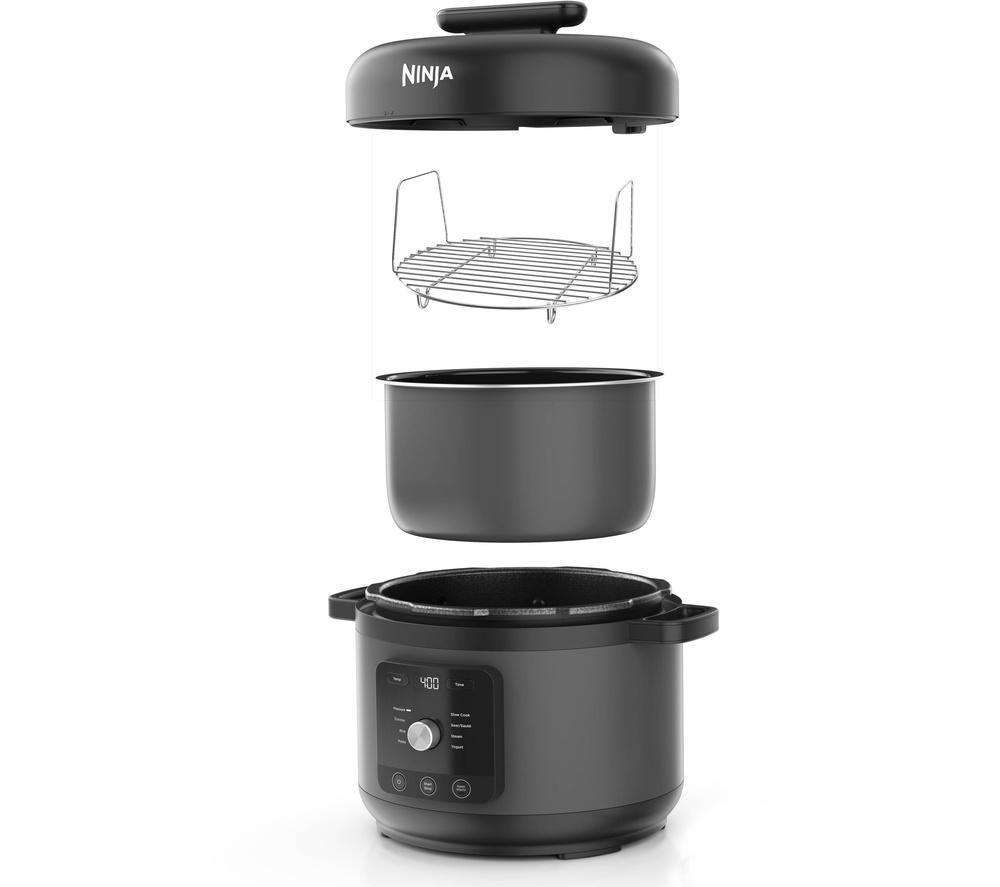 NINJA HyperHeat PC201UK 9-in-1 Pressure & Rice Cooker - Grey image number 2 of 12