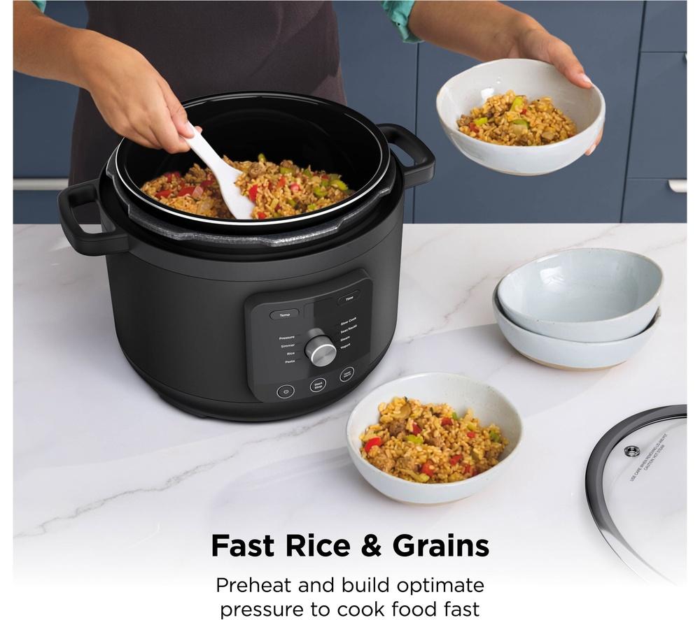 NINJA HyperHeat PC201UK 9-in-1 Pressure & Rice Cooker - Grey image number 7 of 12