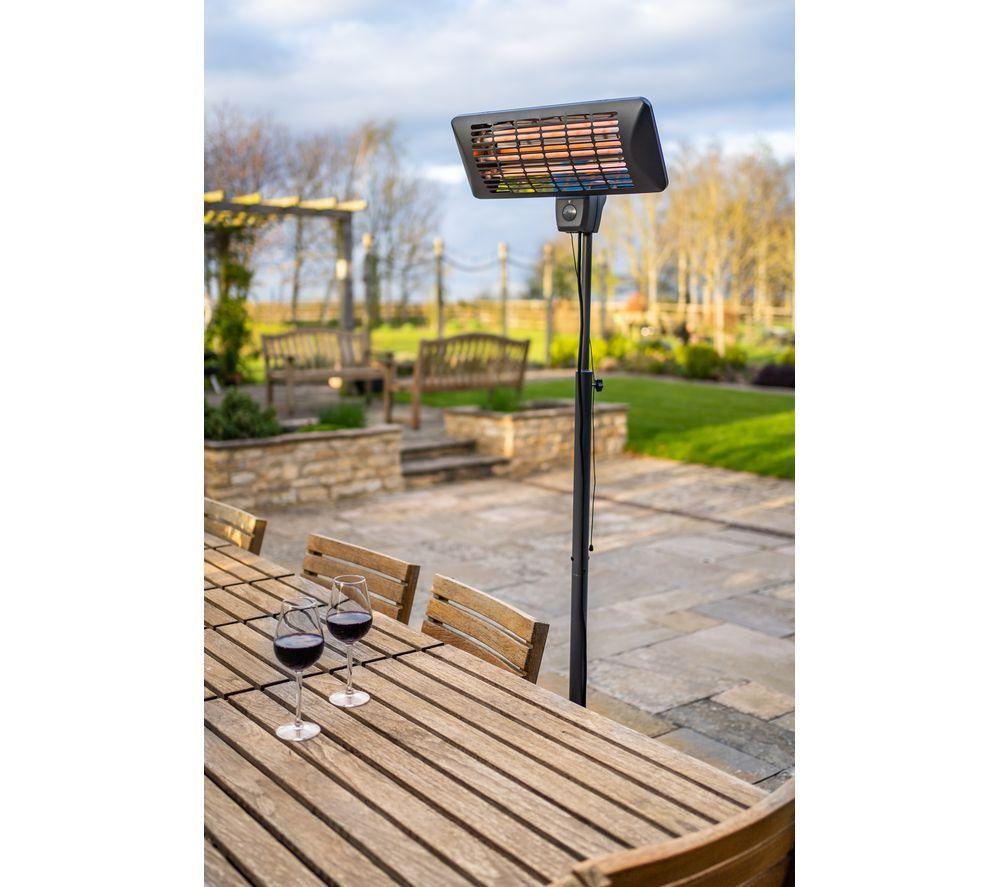 SMART GARDEN Havana Uni-Sol Standing Patio Heater - Black image number 2 of 2