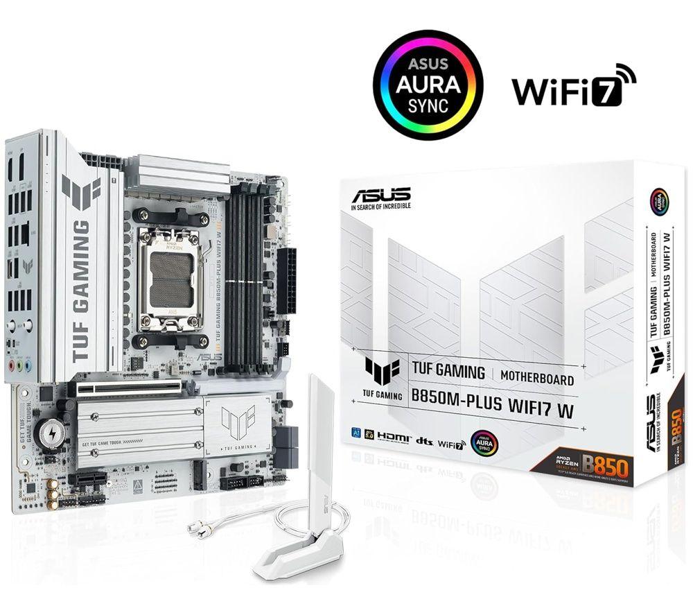 ASUS TUF GAMING B850M-PLUS WIFI7 W AM5 Motherboard image number 2 of 5