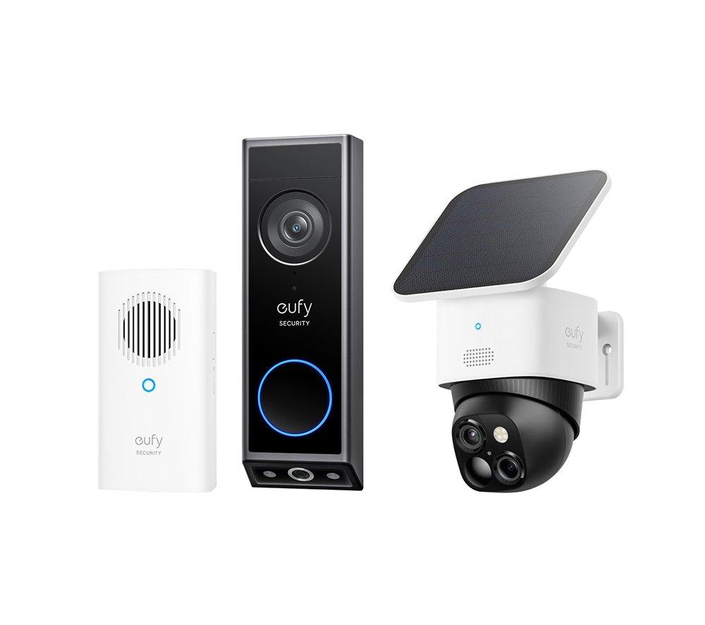 EUFY E340 2K Dual Camera Smart Video Doorbell & Floodlight E30 2K WiFi Security Camera Bundle image number 2 of 11