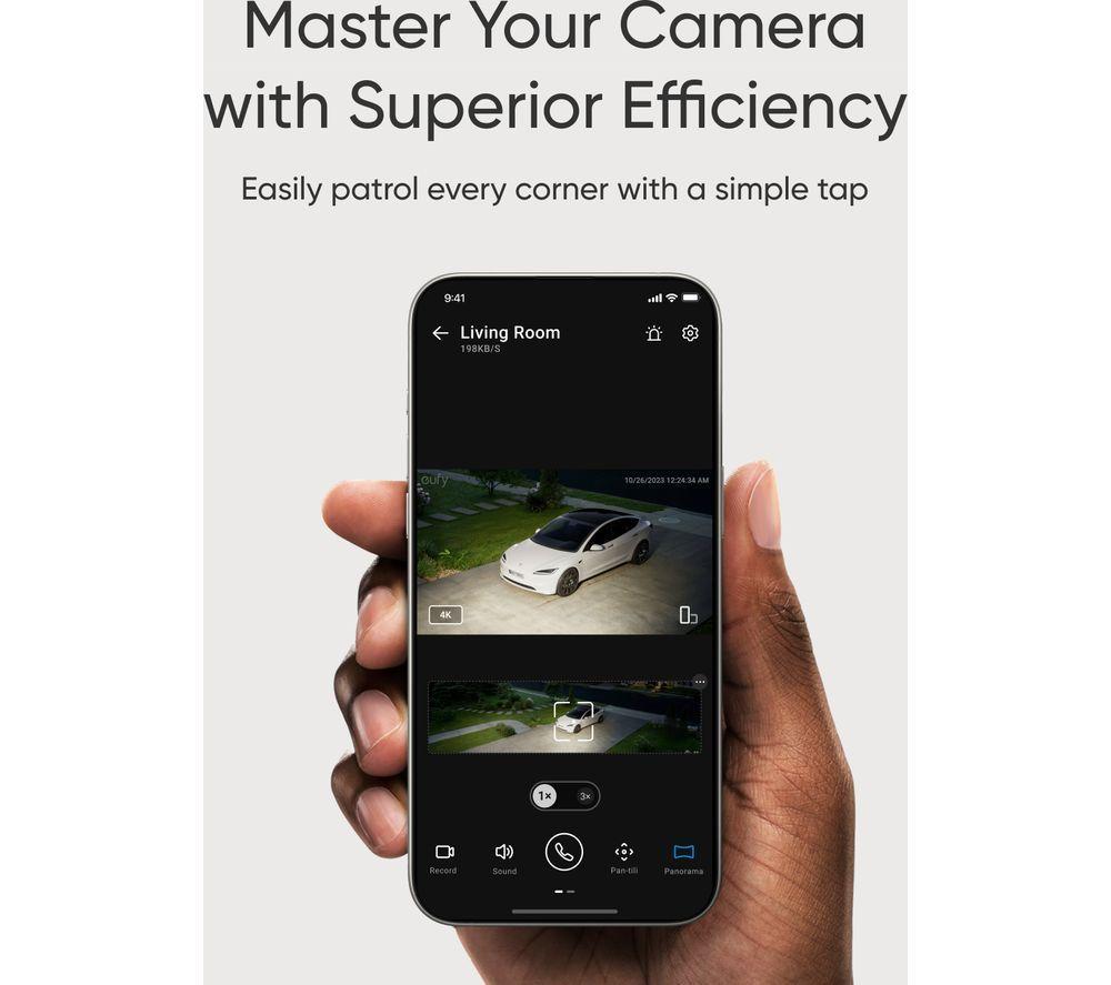 EUFY E340 2K Dual Camera Smart Video Doorbell & Floodlight E30 2K WiFi Security Camera Bundle image number 10 of 11