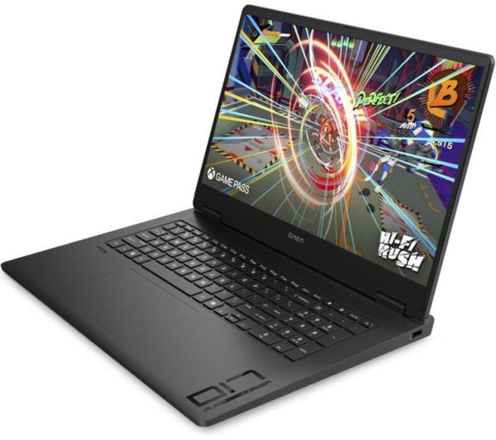 HP OMEN 17-db1508na 17.3" Refurbished Gaming Laptop - AMD Ryzen AI 7, RTX 5070, 1 TB SSD (Very Good Condition) image number 2 of 8