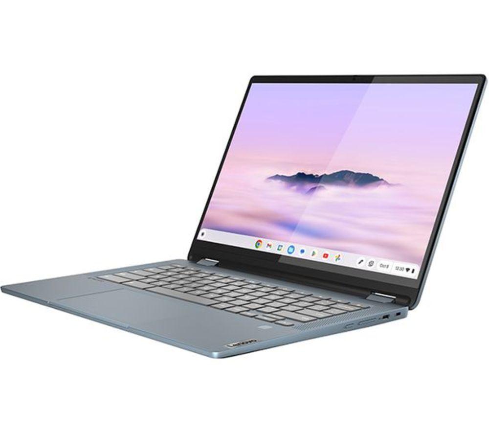 LENOVO IdeaPad Flex 5 14" 2 in 1 Refurbished Chromebook Plus - Intel&reg; Core&trade; i3, 256 GB SSD, Blue (Excellent Condition) image number 2 of 4