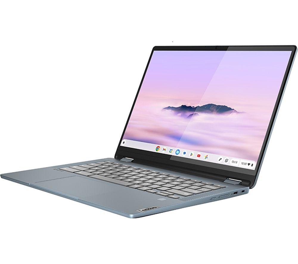 LENOVO IdeaPad Flex 5 14" 2 in 1 Refurbished Chromebook Plus - Intel®Core i3, 256 GB SSD, Blue (Very Good Condition), Blue