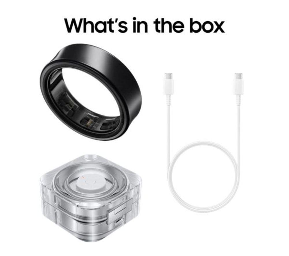 SAMSUNG Galaxy Refurbished Ring - Titanium Black, Size 6 (Excellent Condition) image number 4 of 5