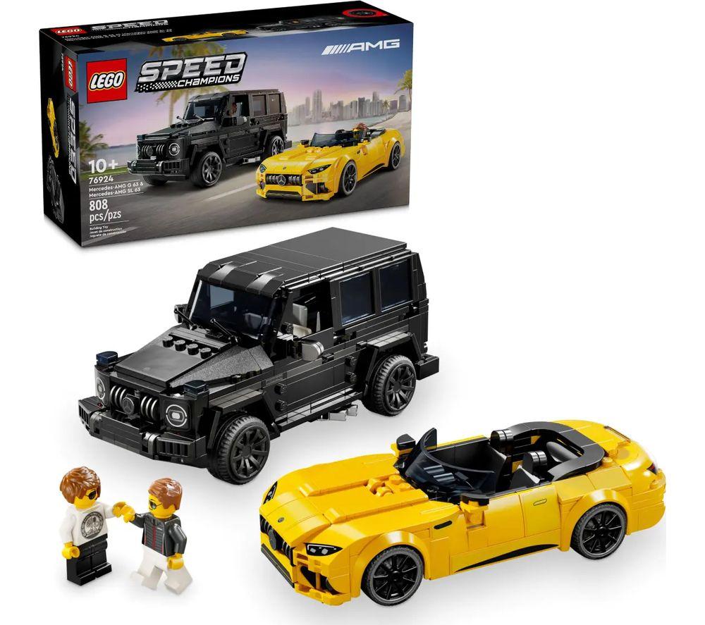 LEGO: LEGO Speed Champions 76924 Mercedes-AMG G 63 & Mercedes-AMG SL 63 Car Set