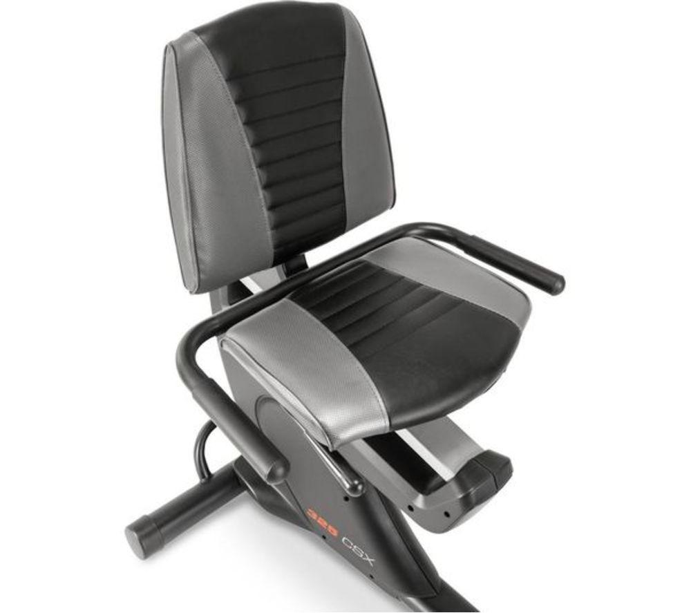 PROFORM 325 CSX Smart Bluetooth Recumbent Exercise Bike - Silver & Black image number 7 of 7