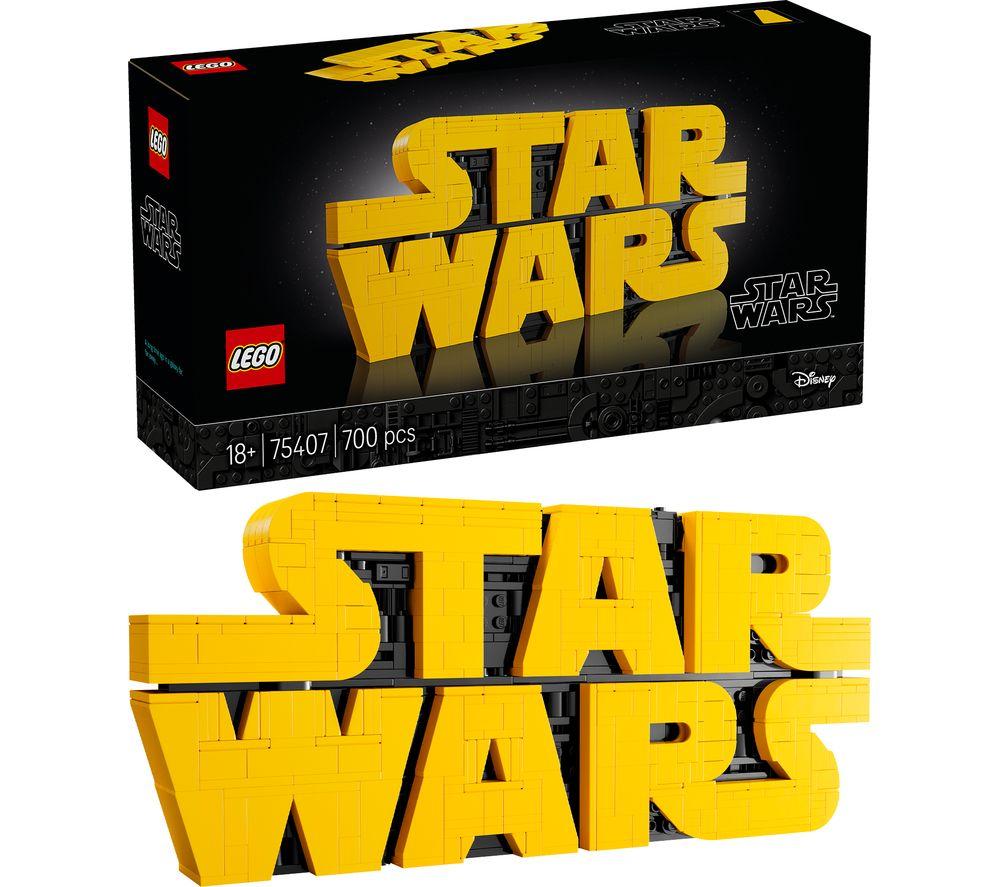 LEGO Star Wars 75407 Brick-Built Star Wars Logo Set for Adults