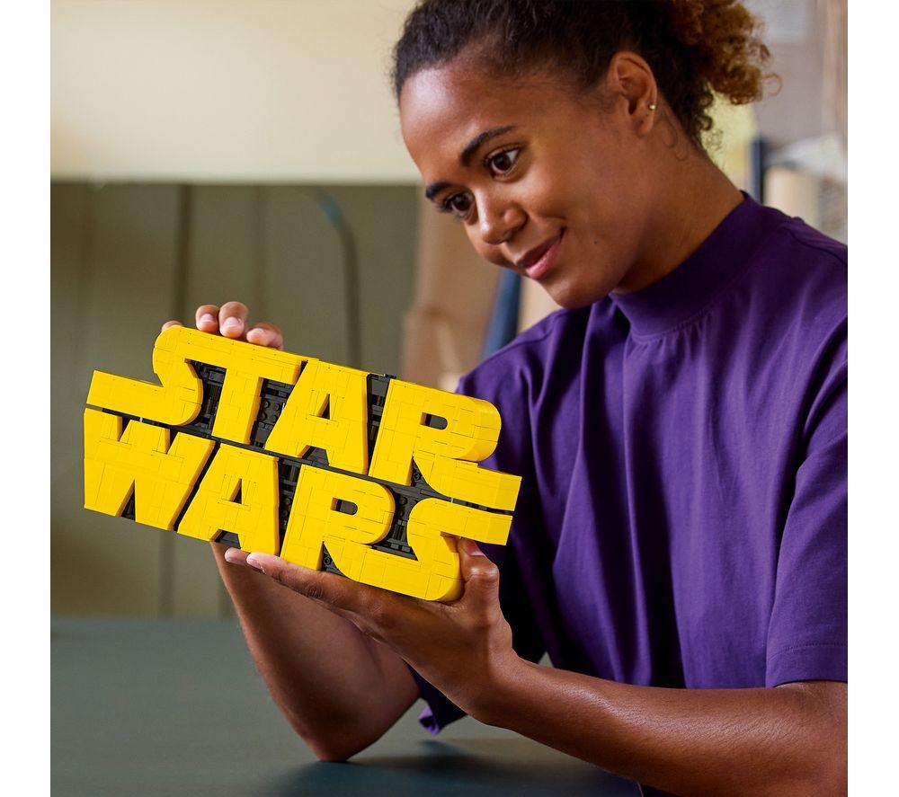 LEGO Star Wars 75407 Brick-Built Star Wars Logo Set for Adults image number 7 of 7