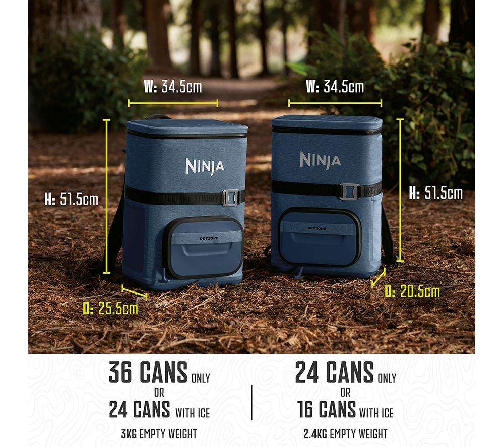 NINJA FF136EUUKNV FrostVault Go 23L Backpack Soft Cooler - Lakeshore Blue image number 7 of 7