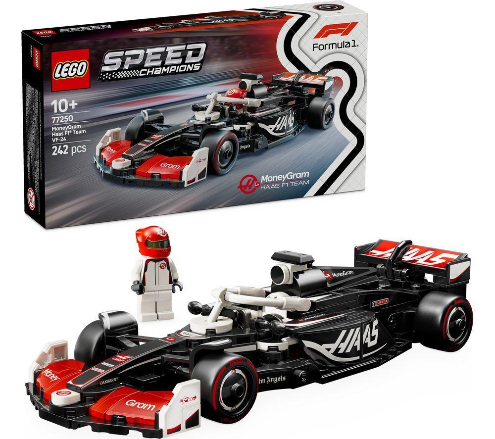 LEGO Speed Champions 77250 MoneyGram Haas F1 Team VF-24 Race Car Set