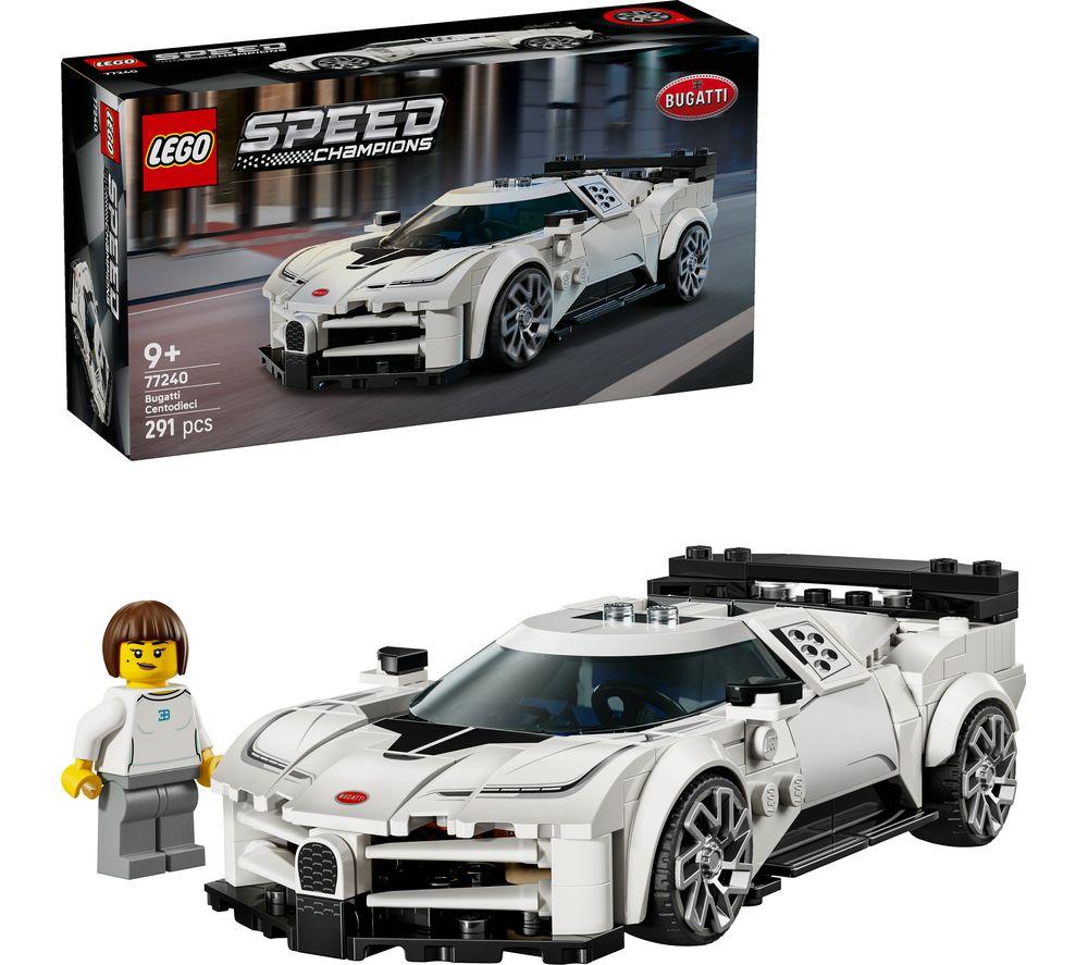 LEGO Speed Champions 77240 Bugatti Centodieci Hyper Sports Car Set image number 3 of 4