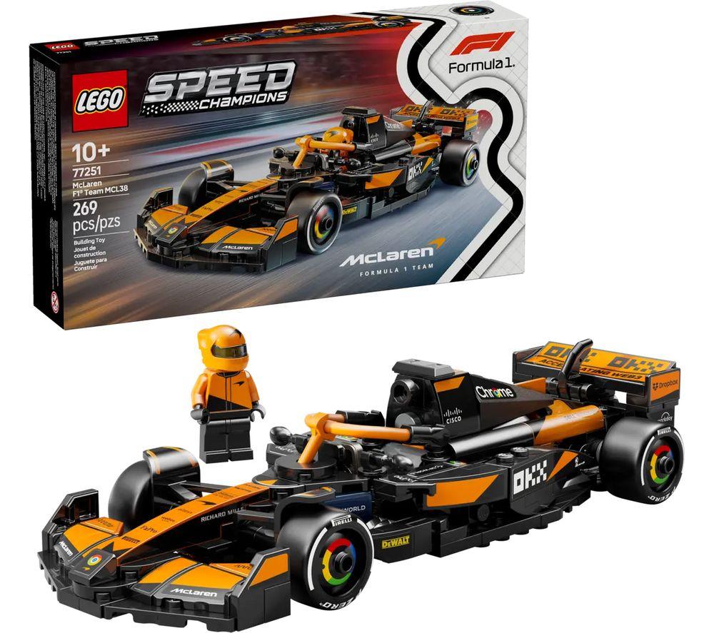 LEGO Speed Champions 77251 McLaren F1 Team MCL38 Race Car Set