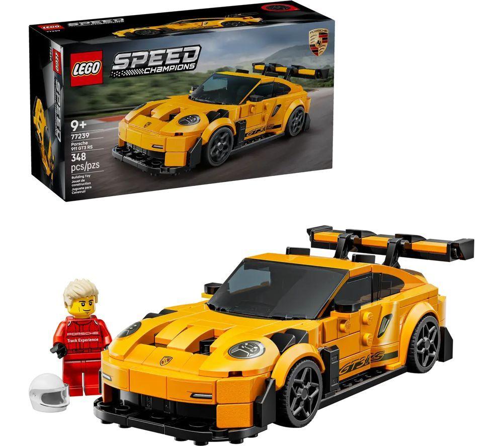 LEGO Speed Champions 77239 Porsche 911 GT3 RS Super Car Set image number 6 of 10