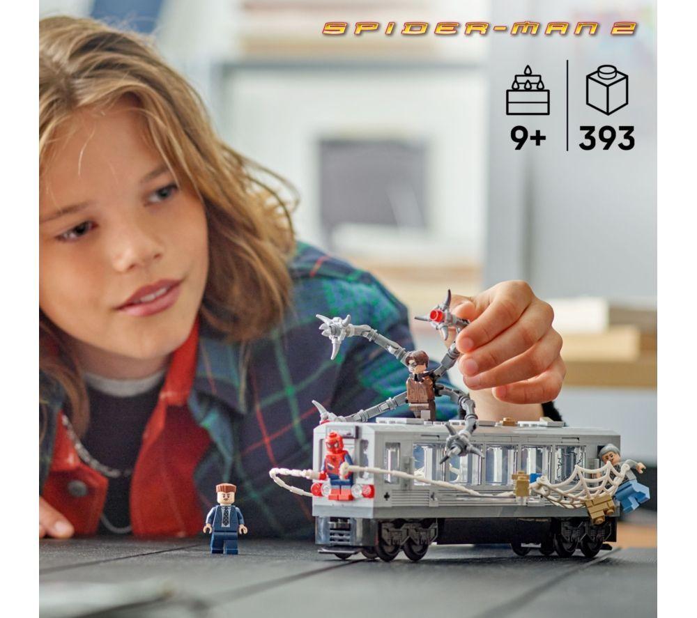 LEGO Marvel 76321 Spider-Man vs. Doc Ock Subway Train Scene Set image number 2 of 4