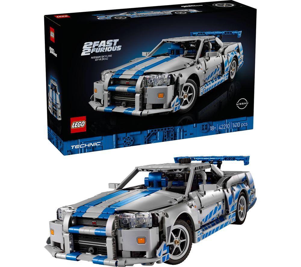 LEGO Technic 42210 2 Fast 2 Furious Nissan Skyline GT-R (R34) Car Set for Adults image number 5 of 6