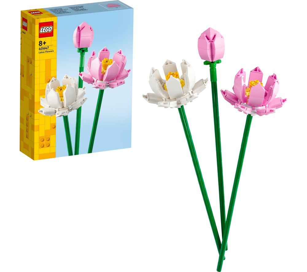 LEGO Botanicals 40647 Lotus Flowers Set image number 2 of 5