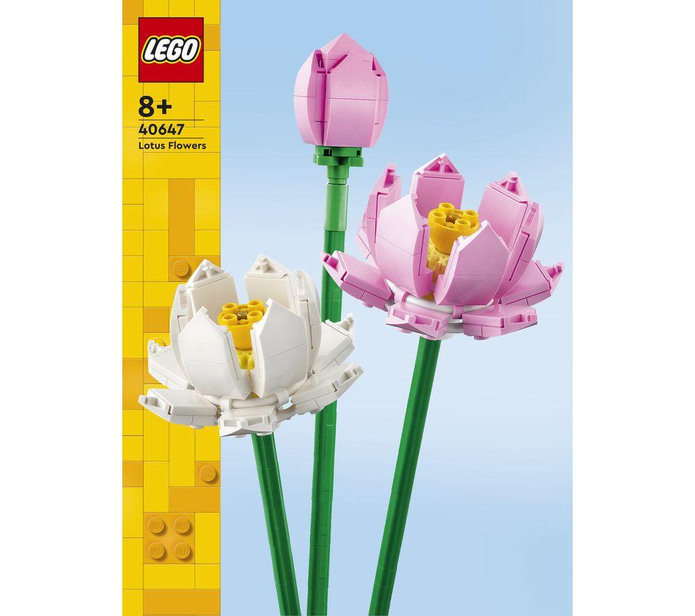 LEGO Botanicals 40647 Lotus Flowers Set image number 3 of 5