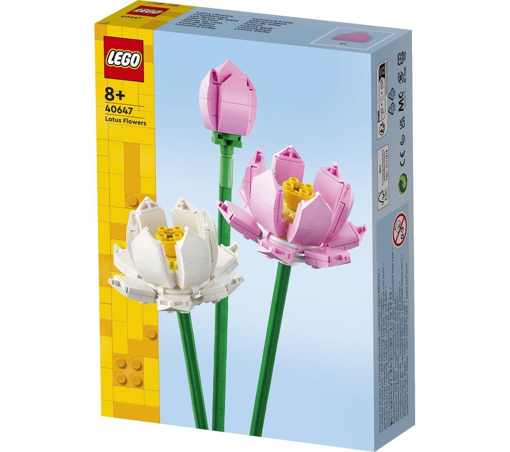 LEGO Botanicals 40647 Lotus Flowers Set image number 4 of 5