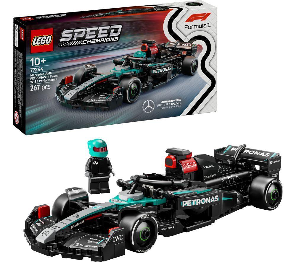 LEGO Speed Champions 77244 Mercedes-AMG F1 W15 Race Car Set image number 2 of 8