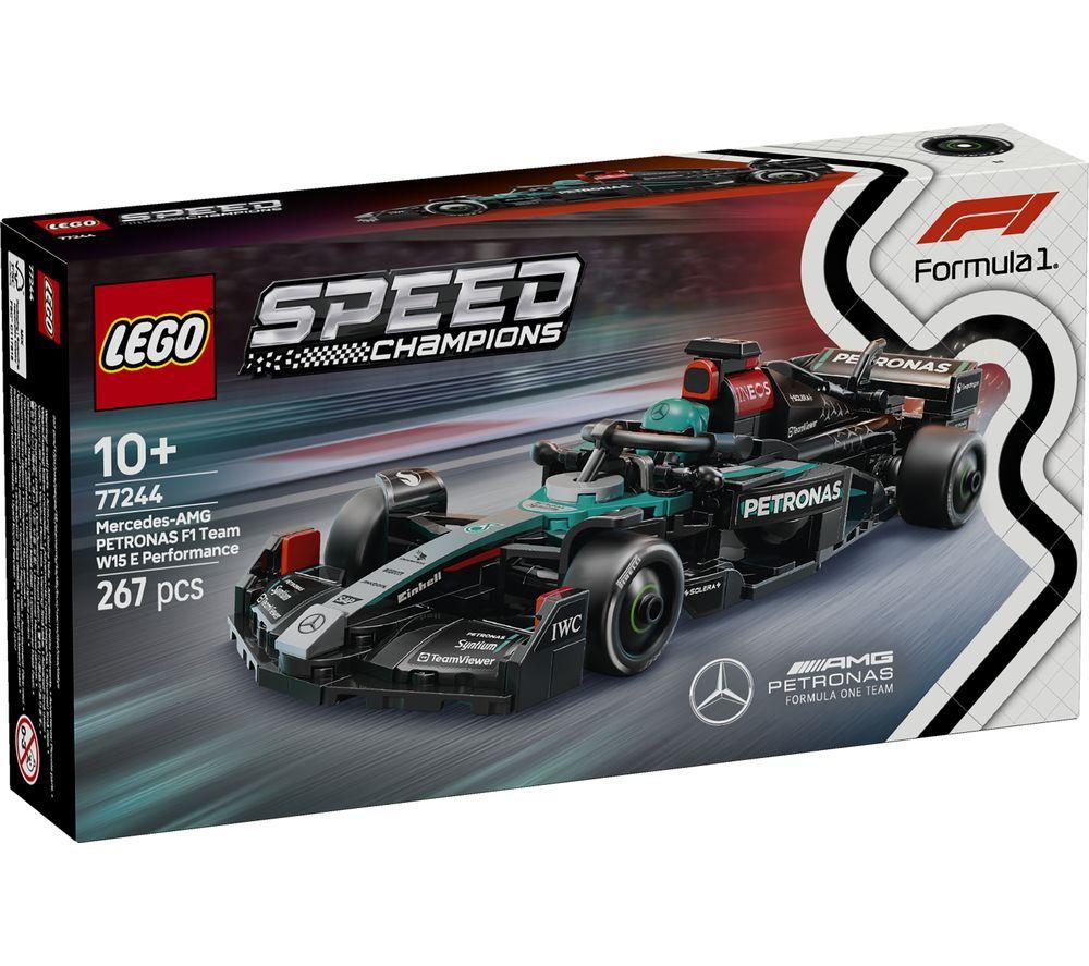 LEGO Speed Champions 77244 Mercedes-AMG F1 W15 Race Car Set image number 3 of 8