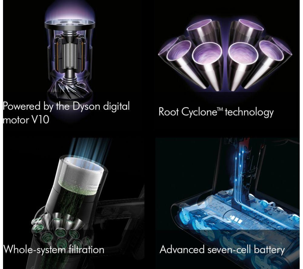 DYSON V10 Submarine Cordless Vacuum Cleaner - Nickel & Copper image number 8 of 17