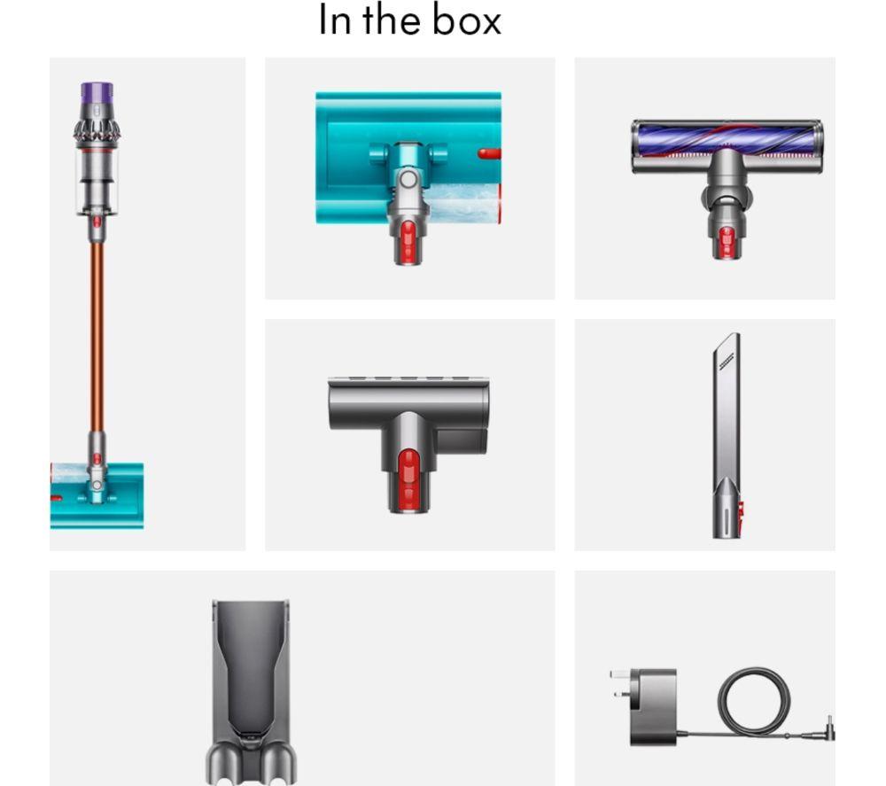 DYSON V10 Submarine Cordless Vacuum Cleaner - Nickel & Copper image number 17 of 17