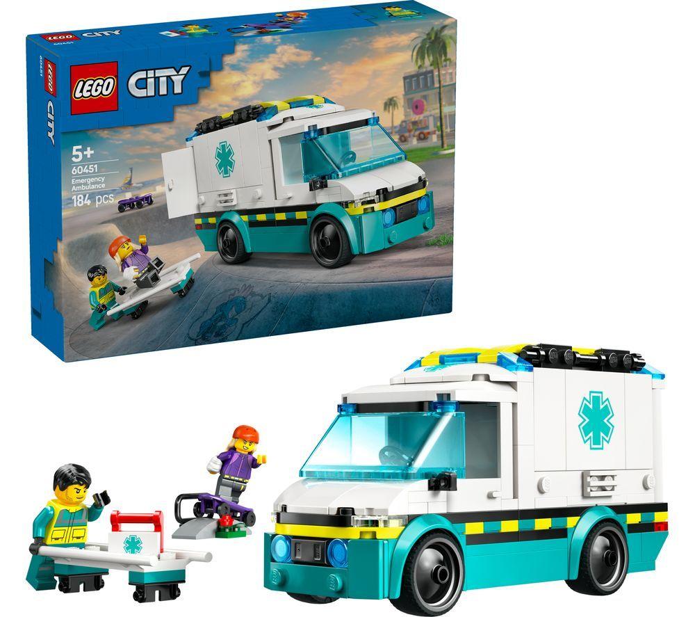 LEGO City 60451 Emergency Ambulance Set image number 3 of 4