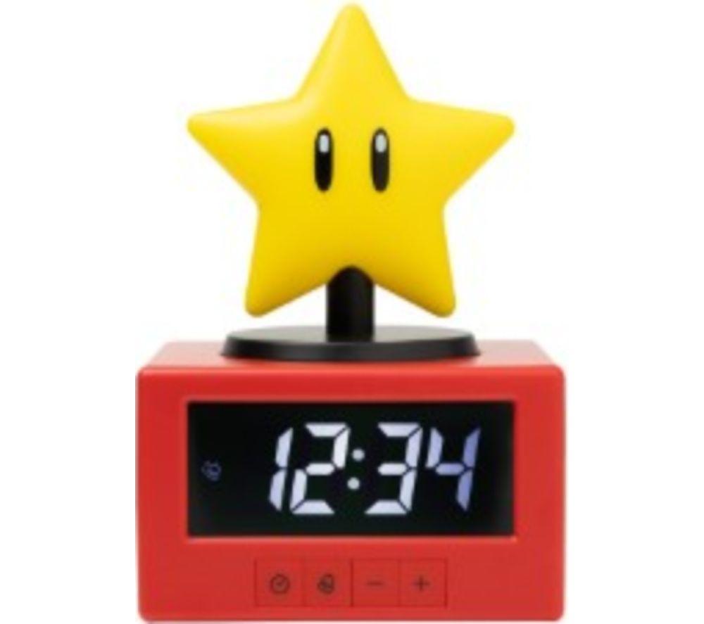 PALADONE Super Mario Super Star Icon Alarm Clock