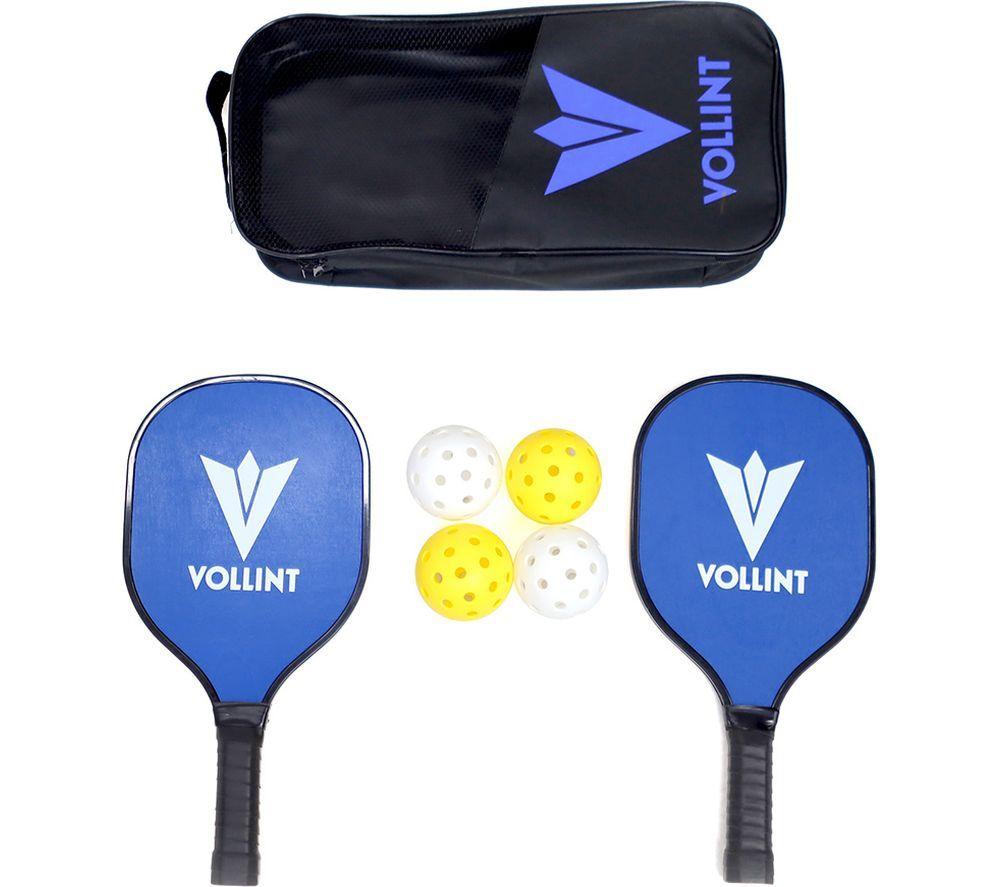 VOLLINT 2 Player Pickleball Set - Blue & Yellow image number 2 of 6