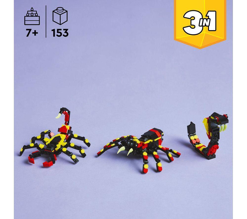 LEGO Creator 31159 3-in-1 Wild Animals: Surprising Spider Set image number 3 of 6