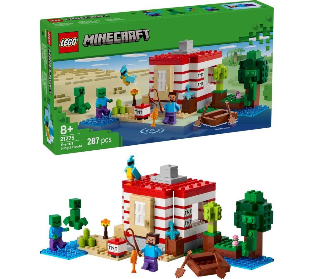LEGO Minecraft 21275 The TNT Jungle House Set image number 2 of 5