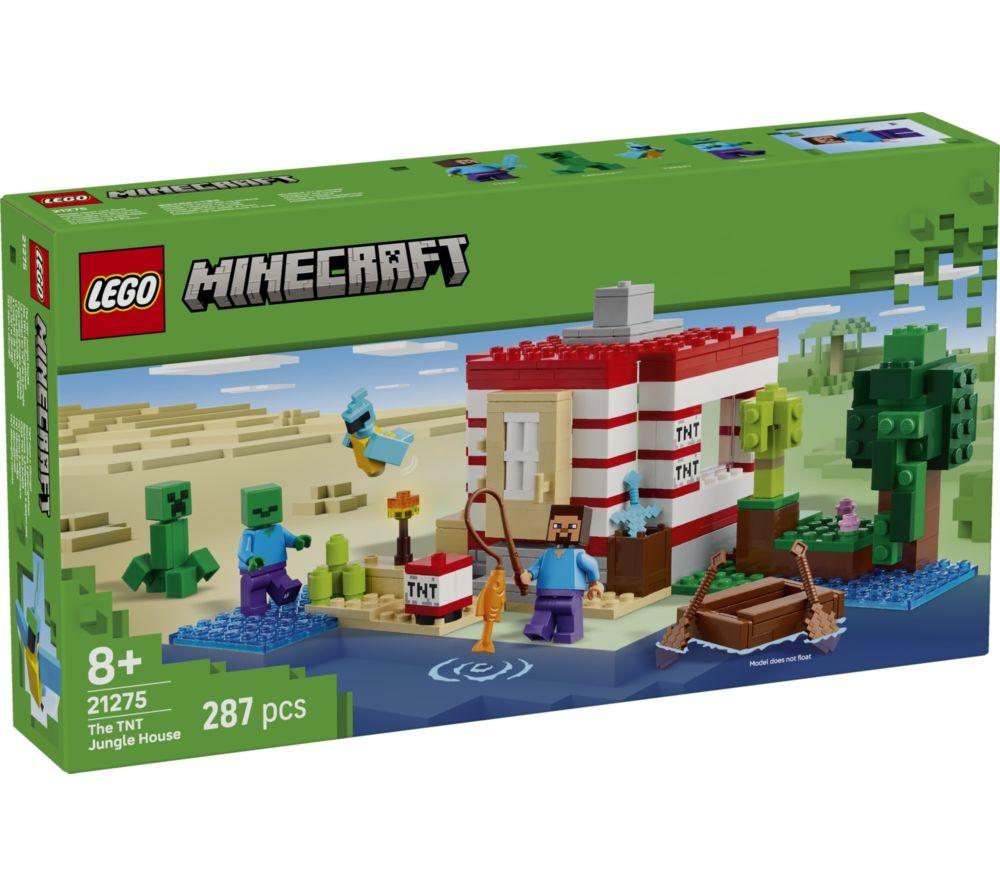 LEGO Minecraft 21275 The TNT Jungle House Set image number 3 of 5
