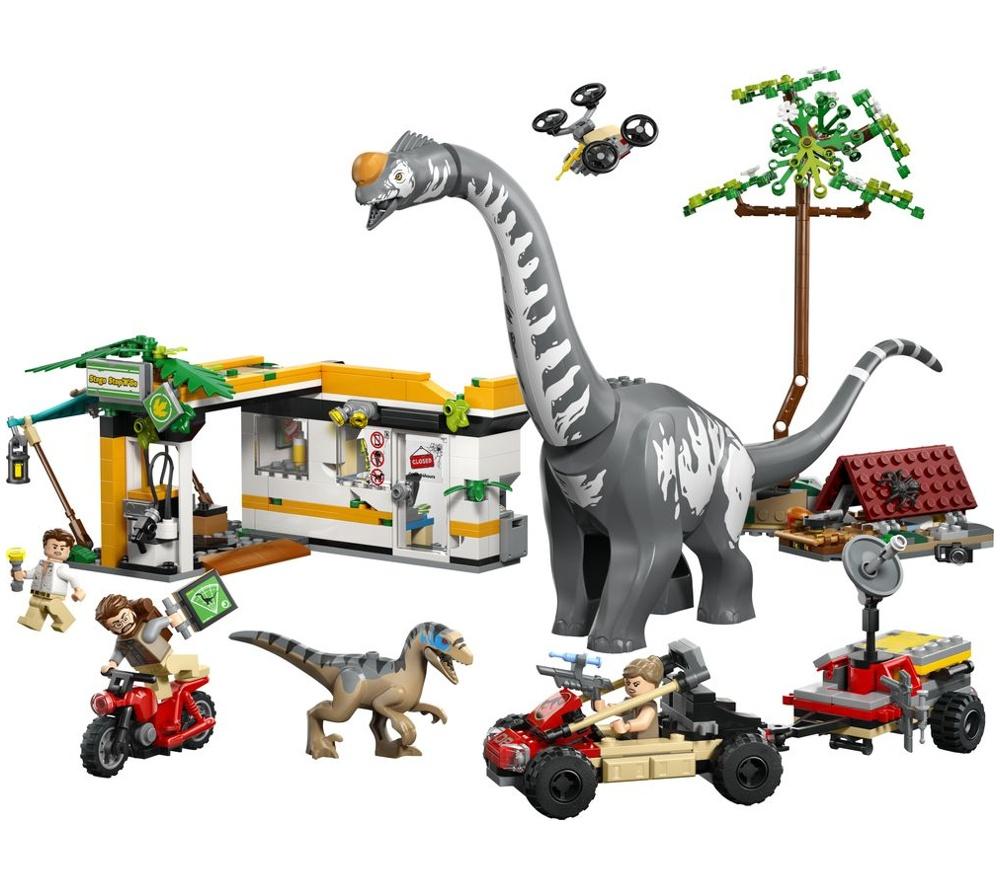 LEGO Jurassic World 76973 Raptor & Titanosaurus Tracking Mission Set image number 2 of 5