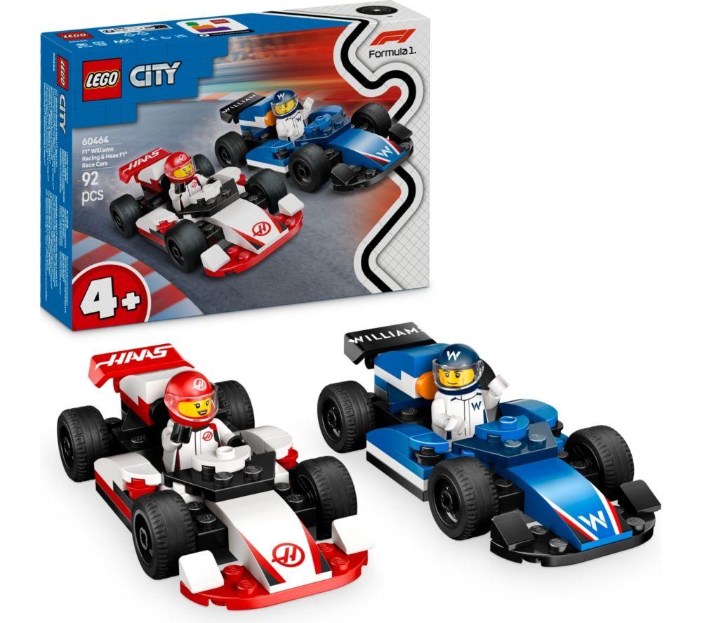 LEGO City 60464 F1 Williams Racing & Haas F1 Race Cars Set image number 5 of 8
