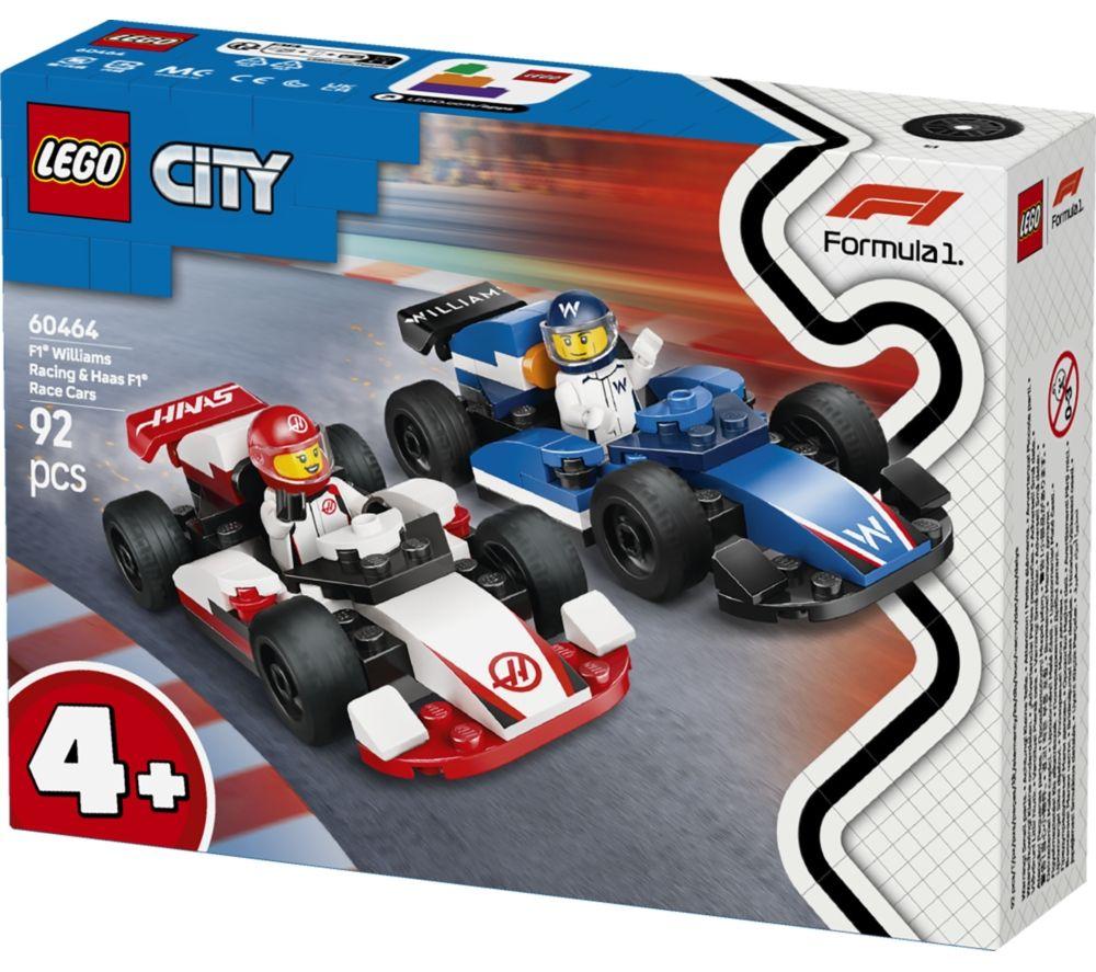 LEGO City 60464 F1 Williams Racing & Haas F1 Race Cars Set image number 7 of 8