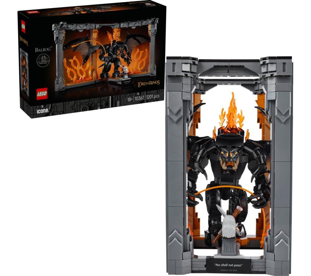 LEGO Icons 10367 The Lord of the Rings: Balrog Book Nook Set for Adults image number 4 of 4
