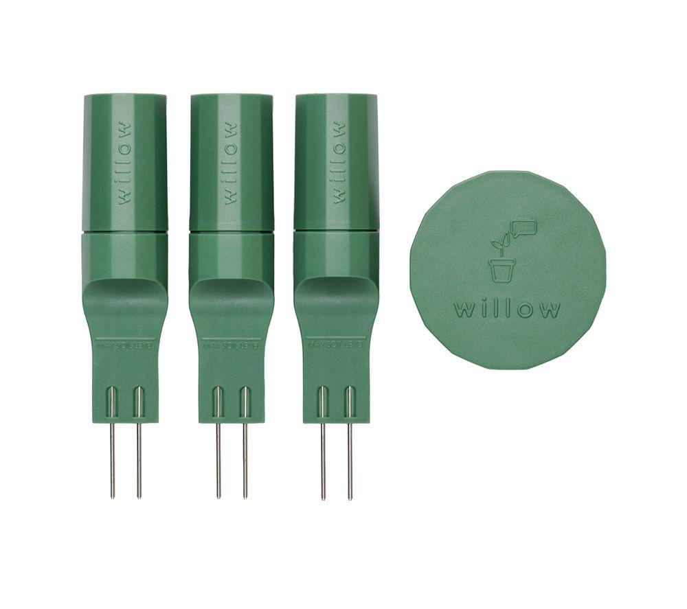WILLOW Plant Sensor Starter Pack - Moss Green, Pack of 3