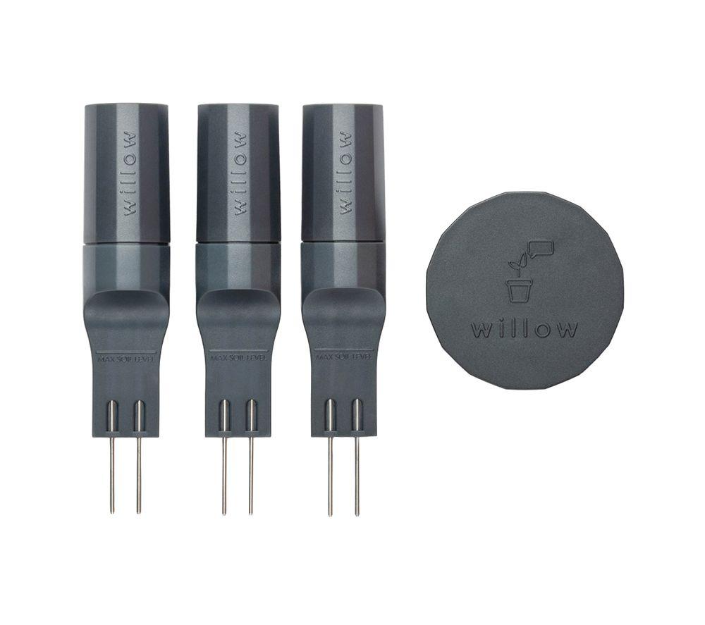 WILLOW Plant Sensor Starter Pack - Charcoal, Pack of 3